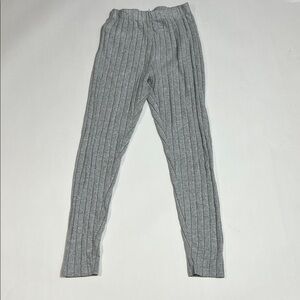 SHEIN Gray Ribbed Leggings Size M